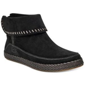 UGG Women's Varney Moccasin Bootie Black 6.5 NWT